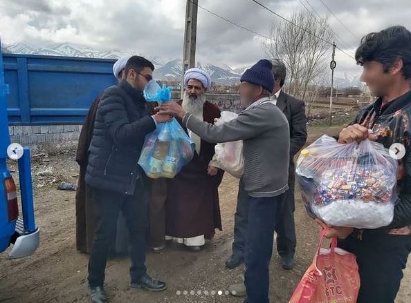 توزیع بسته های معیشتی در تبریز