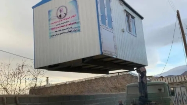 ارسال کانکس به مناطق زلزله زده خوی