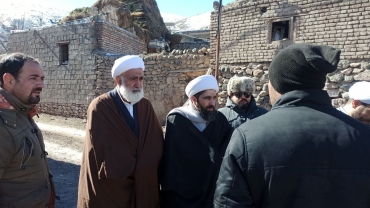 بازدید از مناطق زلزله زده خوی و ارسال اقلام