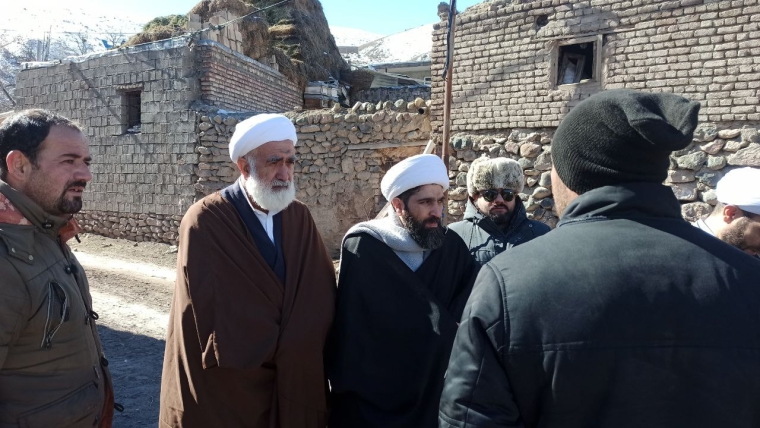 بازدید از مناطق زلزله زده خوی و ارسال اقلام